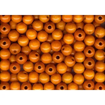 Dětské navlékací korálky Korálky 1175 barva Žlutá 605 průměr 10mm počet 15 kusů v sáčku