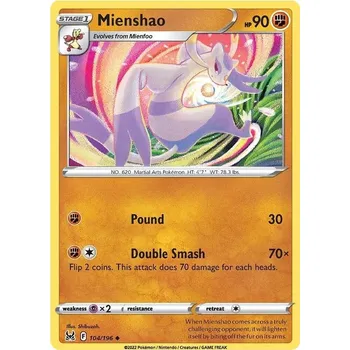 Sběratelská karetní hra Mienshao 104/196 - Lost Origin Typ karty: Non-Holo