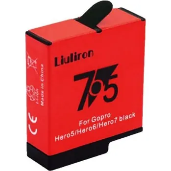 Liurion Baterie AHDBT-501 GoPro Hero 8, Hero 7, Hero 6, Hero 5, Hero 2018 1600mAh