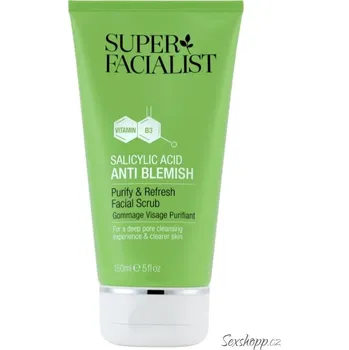 Pleťový peeling Sjednocující pleťový peeling s kyselinou salicylovou Super Facialist, 150 ml