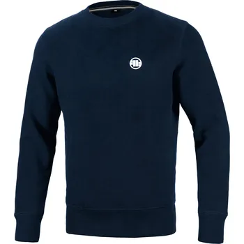 Pánská mikina PitBull West Coast - pánská mikina SMALL LOGO tmavě modrá XL