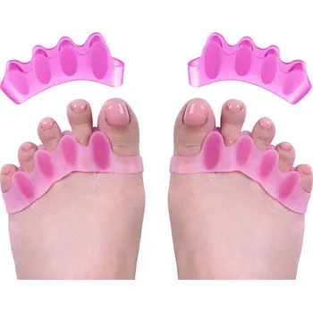 Kosmetika na nohy Gelový oddělovač prstů (růžový), 2 ks