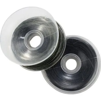 Lanko pro jízdní kolo Šnůra/lanko poplašné kevlarové 2 ks ČERNÉ