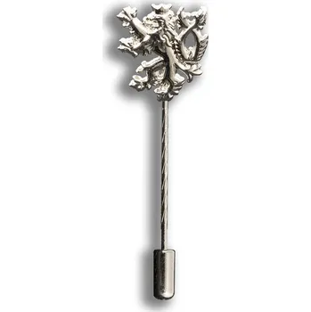 Odznak malý s jehlou Český lev - stříbrný