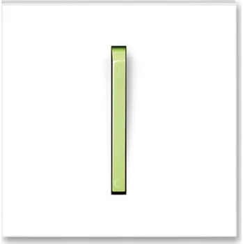 Stavebniny Kryt spínače ABB Neo 3559M-A00933 42, bílá/ledová zelená, jednoduchý s páčkou