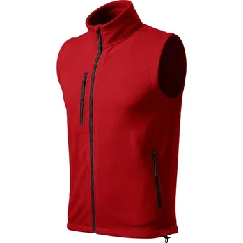 Chlapecká mikina MALFINI® Exit fleece vesta unisex červená Velikost: 2XL