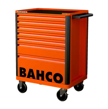 Mobilní dílenský vozík (oranžový) 1472K7 (vozík se 7 zásuvkami)