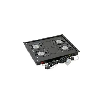 Rozvaděč Vent.j. horní(spodní) 4x ventilátor 220V/92W Černá