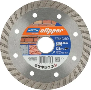 Řezný kotouč NORTON-CLIPPER Kotouče 125x22.23mm Norton Clipper Standard Universal Turbo