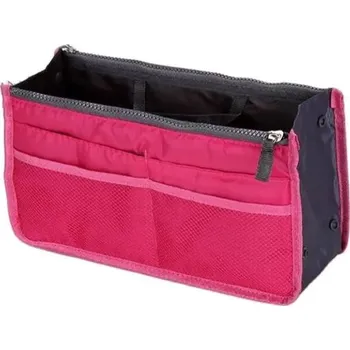 Úložný box Nylonový organizér do kabelky - růže červená