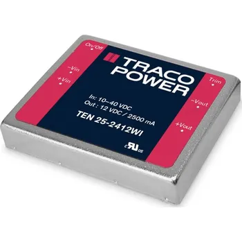 Měnič napětí TracoPower TEN 25-2422WI DC/DC měnič napětí do DPS 24 V/DC 12 V/DC, -12 V/DC 1.25 A 25 W Počet výstupů: 2 x Obsah 5 ks
