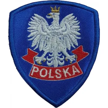 Nášivka ARMÁDNÍ ORIGINÁL POLSKO Nášivka orel Wojsko Polskie WP emblém modrý Polsko originál
