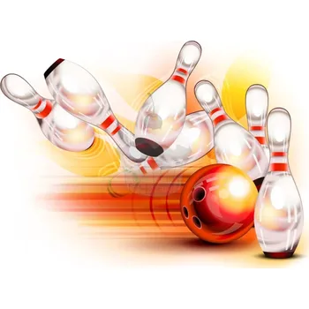 Jedlá dekorace na dort Caketools Jedlý papír "Bowling 4" A4