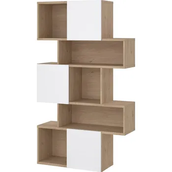 Komoda Falco Knihovna Penta 738 jackson hickory/bílý lesk