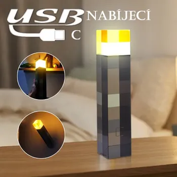 Počítačová hra Minecraft Torch Dobíjecí