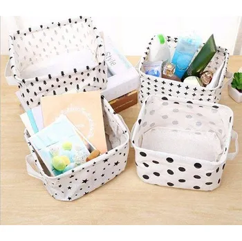 Úložný box Skládací box | látková krabice - 4 kusy