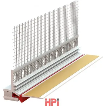 Stavební profil HPI Lišta s tkaninou 10mm PRO s jazýčkem délka 2,4m