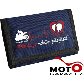 MOTORKA JE SRDEČNÍ ZÁLEŽITOST Peněženka - Tmavě Modrá