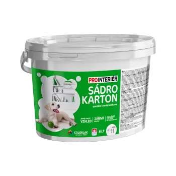 barva na zeď Colorlak Prointeriér Sádrokarton 4 kg