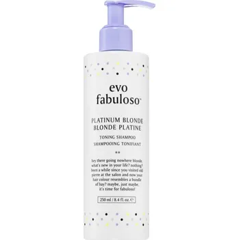 Šampon EVO Fabuloso Toning Shampoo fialový tónovací šampon neutralizující žluté tóny 250 ml