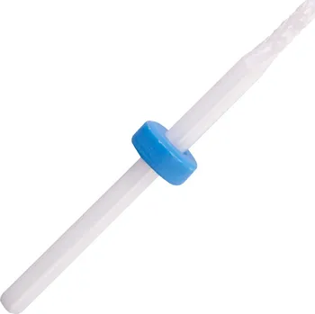 Bruska na nehty Keramická fréza na nehty – brusný nástavec XS VÁLEC STŘEDNÍ (modrý pruh, střední frézka) (Střední frézka na nehty, modrý pruh)