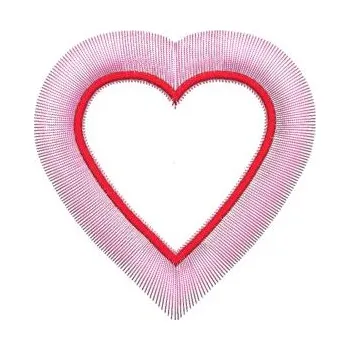 Nášivka Pelisport Výšivka Srdce