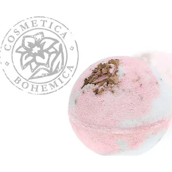 Koupelová sůl Boemi Šumivá koule do vany JAHODA S JOGURTEM 100g