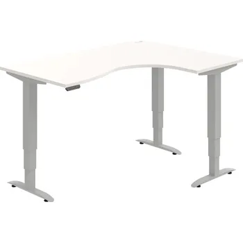 Kancelářský vozík HOBIS trigon elektr.stavitelný stůl paměť.ovlad. - MST 3M 2005 L, bílá + doprava zdarma