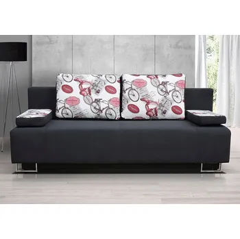 Pohovka Falco Pohovka Timmy šedá/kola bordo