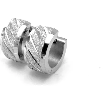 Náušnice Steel Jewelry Náušnice kroužky z chirurgické oceli NS180102 dárkové balení zdarma