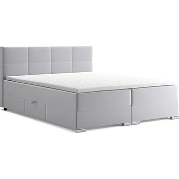 Postel Kontinentální postel dvoulůžko BOXSPRING ARDEN + topper v ceně | 160x200 | VÝBĚR TKANIN