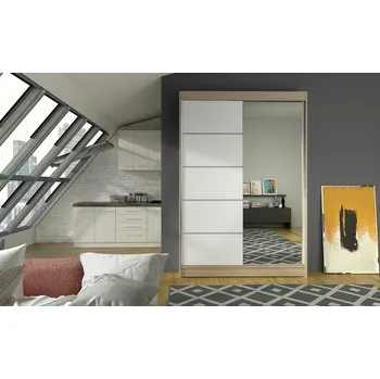 Ložnice Falco Skříň Linora III 120 sonoma/bílá