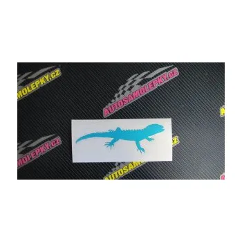 Samolepící dekorace SAMOLEPKA Agama 001 pravá (10 - červená) NA AUTO, NÁLEPKA, FÓLIE, POLEP, TUNING, VLASTNÍ TEXT, TISK, AUTOSAMOLEPKY.cz, POLEPY, OBRÁZEK, LOGO, SAMOLEPKY