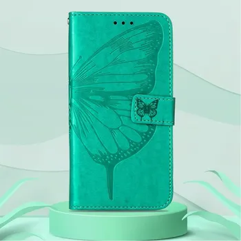 Pouzdro na tablet VSECHNONAMOBIL 67688 ART BUTTERFLY Peněženkový obal pro Tecno Camon 18 zelený