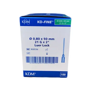 Injekční jehla KD Medical Injekční jehla KD-Fine 0,8 x 50 21G zelená 100ks