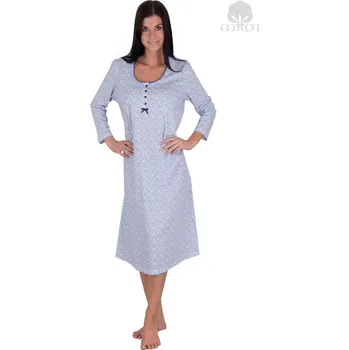 Dámská noční košile Dámská noční košile Karina se vzorem M-Max Barva/Velikost: modrá / XXL