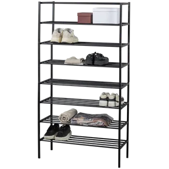 Botník WOOOD Botník FERRO kovový černý