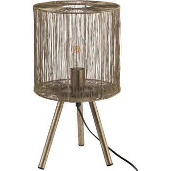 Lampička Mosazná kovová stolní lampa J-Line Nystad