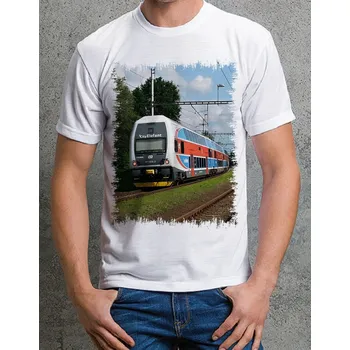 Pánské tričko tričko s lokomotivou 971 025 XL