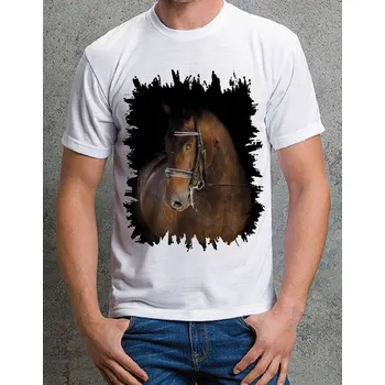 Chlapecké tričko tričko s koněm č. 3 XL