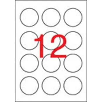 Samolepící etiketa Etiketa, kruhová, průměr 60mm, 1200ks/bal., APLI