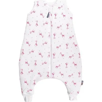 Fusak Kaarsgaren Bio spací pytel s nožičkami 80 cm červené žirafky