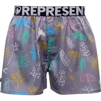 Trenýrky REPRESENT 0760 pánské trenky herbs şedé Barva: šedá, Velikost: 3XL