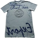 Pánské tričko DYNAMIC s potiskem Barva: světle šedá, Velikost: L