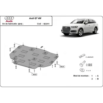 Kryt motoru Kryt pod převodovku VOLKSWAGEN TOUAREG (CR7) - Plech - 8595698044211