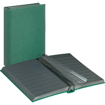 Fotoalbum Lindner Zásobník DIAMANT - 60 černých stran Barva: Zelená