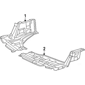 Kryt motoru Kryt pod motor TOYOTA YARIS/VITZ (_P13_) - Plast (514410D230) - 8595698042026