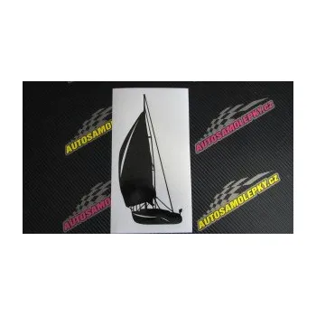 Polep vozidla SAMOLEPKA Plachetnice 001 levá (10 - červená) NA AUTO, NÁLEPKA, FÓLIE, POLEP, TUNING, VLASTNÍ TEXT, TISK, AUTOSAMOLEPKY.cz, POLEPY, OBRÁZEK, LOGO, SAMOLEPKY