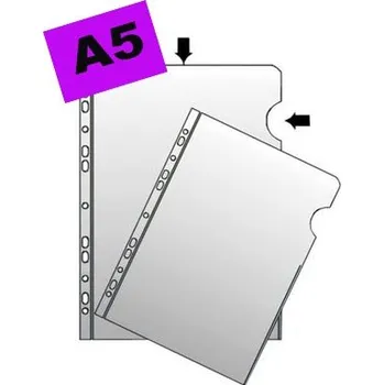 závěsný obal A5 U/L silný 150 mic, 100 ks