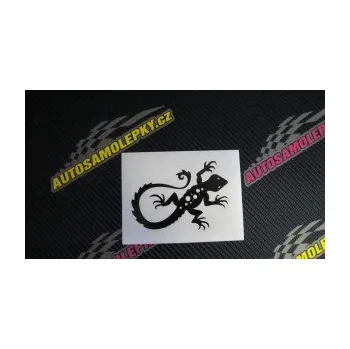 Samolepící dekorace SAMOLEPKA Ještěrka 012 pravá (10 - červená) NA AUTO, NÁLEPKA, FÓLIE, POLEP, TUNING, VLASTNÍ TEXT, TISK, AUTOSAMOLEPKY.cz, POLEPY, OBRÁZEK, LOGO, SAMOLEPKY